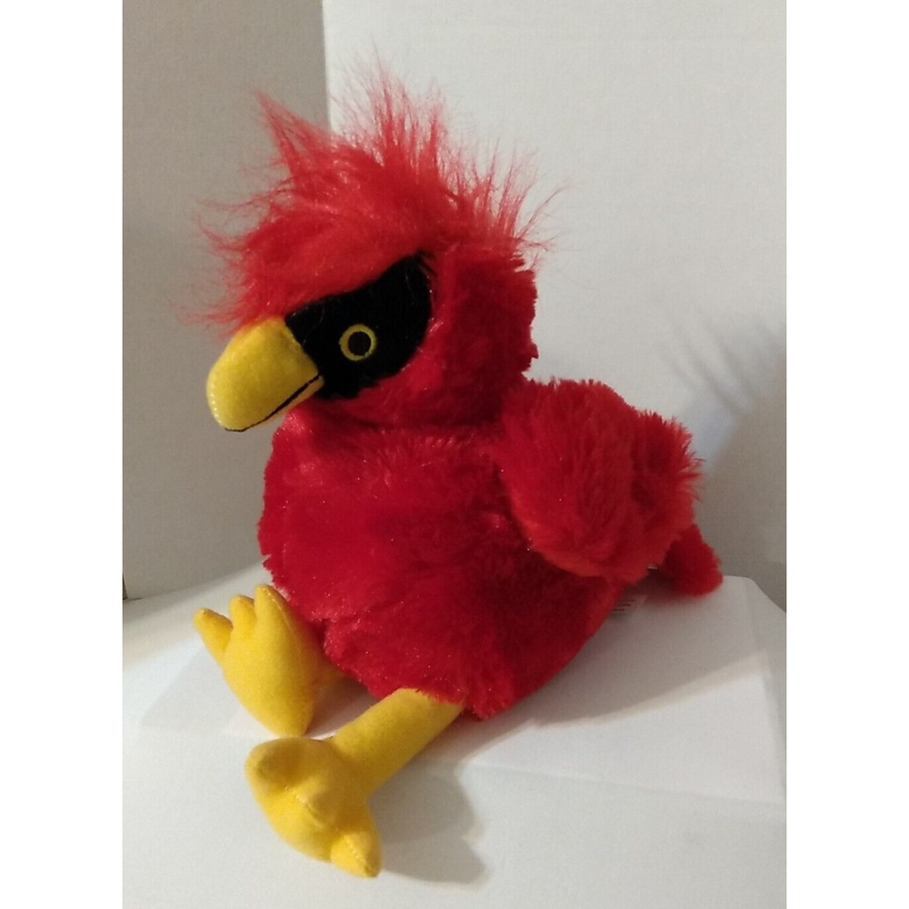 ACM St. Louis Cardinal Bird Plush 8" Red Baseball Sits Up Stuffed Animal Toy
